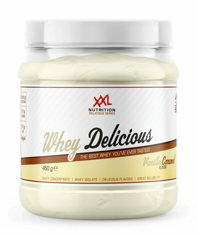 XXL Nutrition Whey Delicious Vanille Caramel (450 gr)