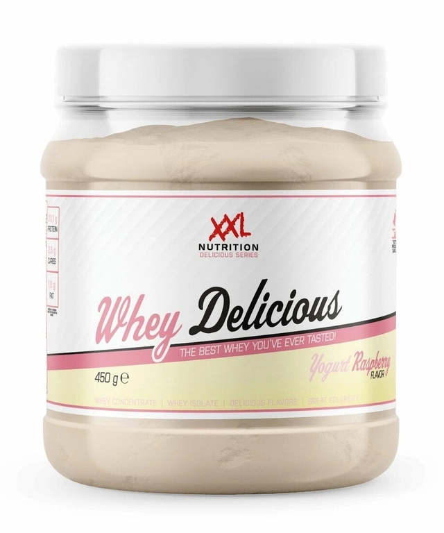 XXL Nutrition Whey Delicious Yoghurt Raspberry (450 gr)