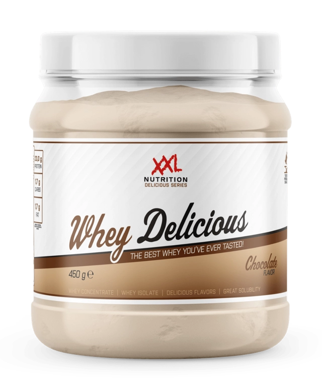 Xxl Nutrition Whey Delicious Chocolade (450 gr)