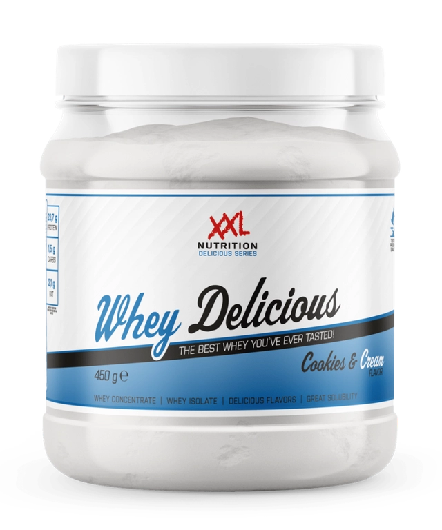 XXL Nutrition Whey Delicious Cookies & Cream (450 gr)