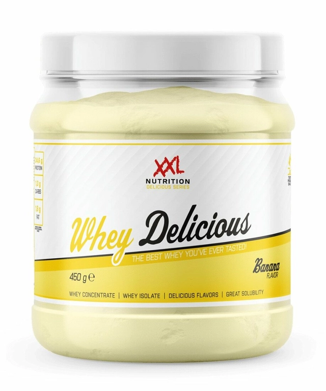 XXL Nutrition Whey Delicious Banaan (450 gr)
