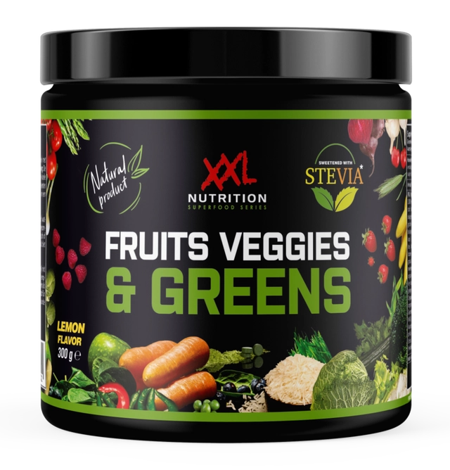 XXL Nutrition Fruits & Veggies & Greens - Lemon (300 gr)