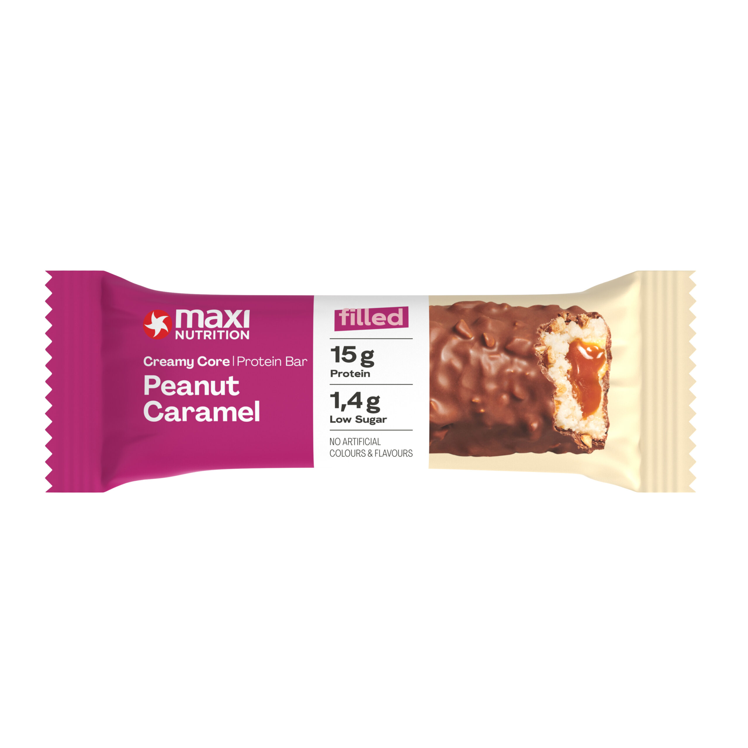 Maxi Nutrition Creamy Core Protein Bar Peanut Caramel (45 gr)