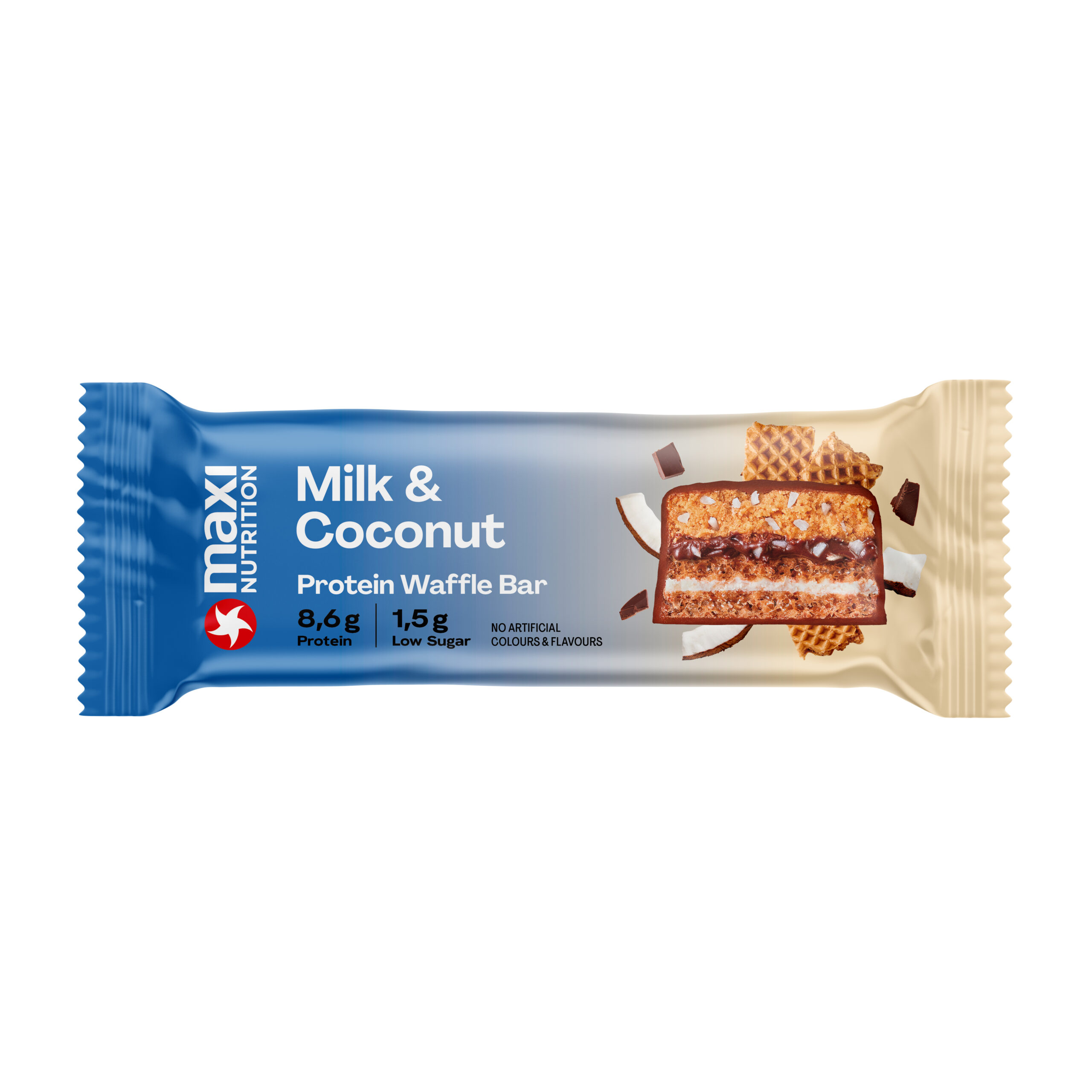 Maxi Nutrition Waffle Protein Bar Milk & Coconut (40 gr)