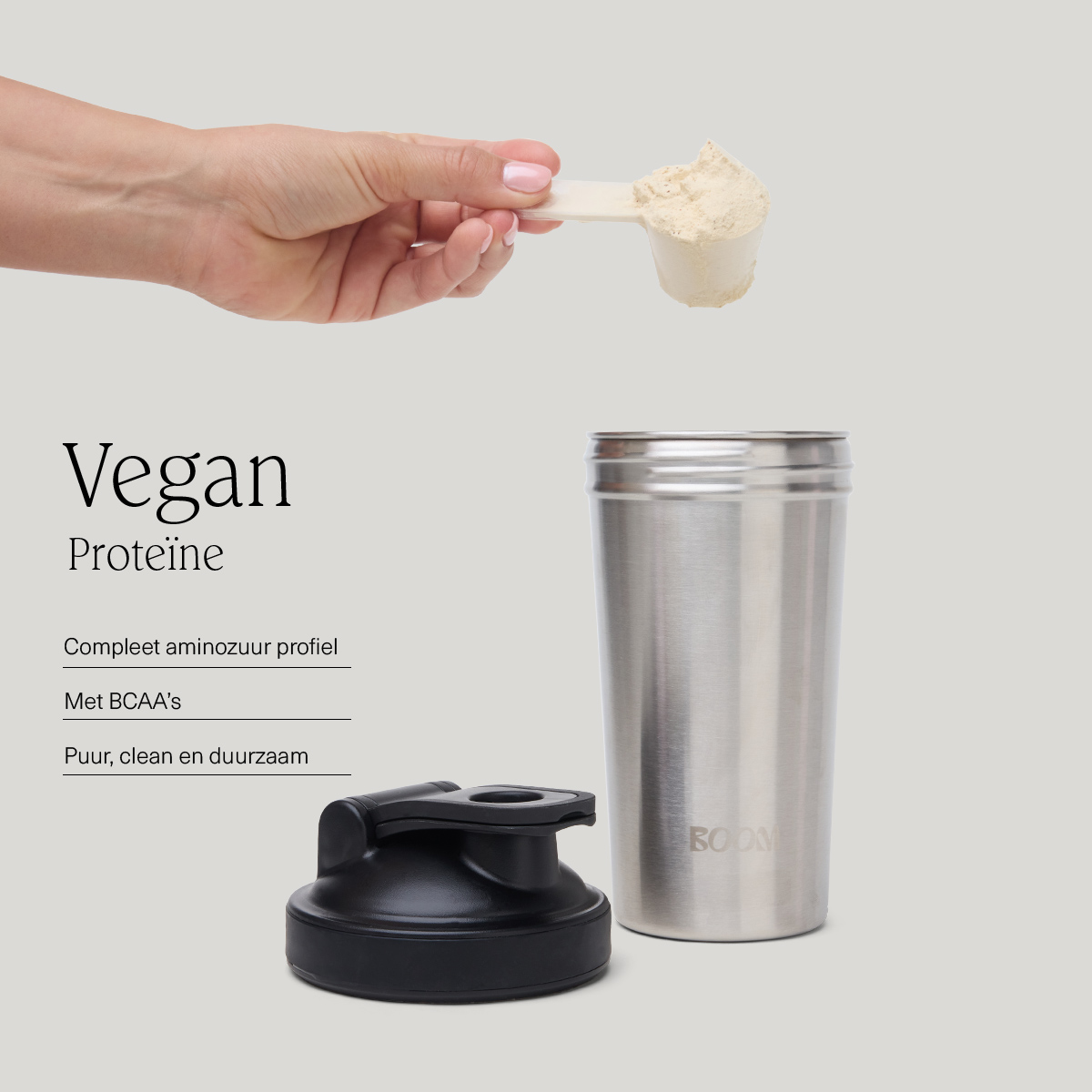 Boom Nutritions Protein Powder Vanille Vegan (750 gr) - image 3