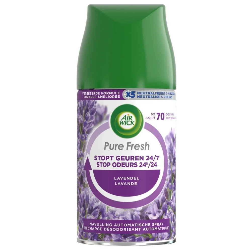 Airwick Navulling Automatische Spray Pure Fresh Lavendel (250 ml)