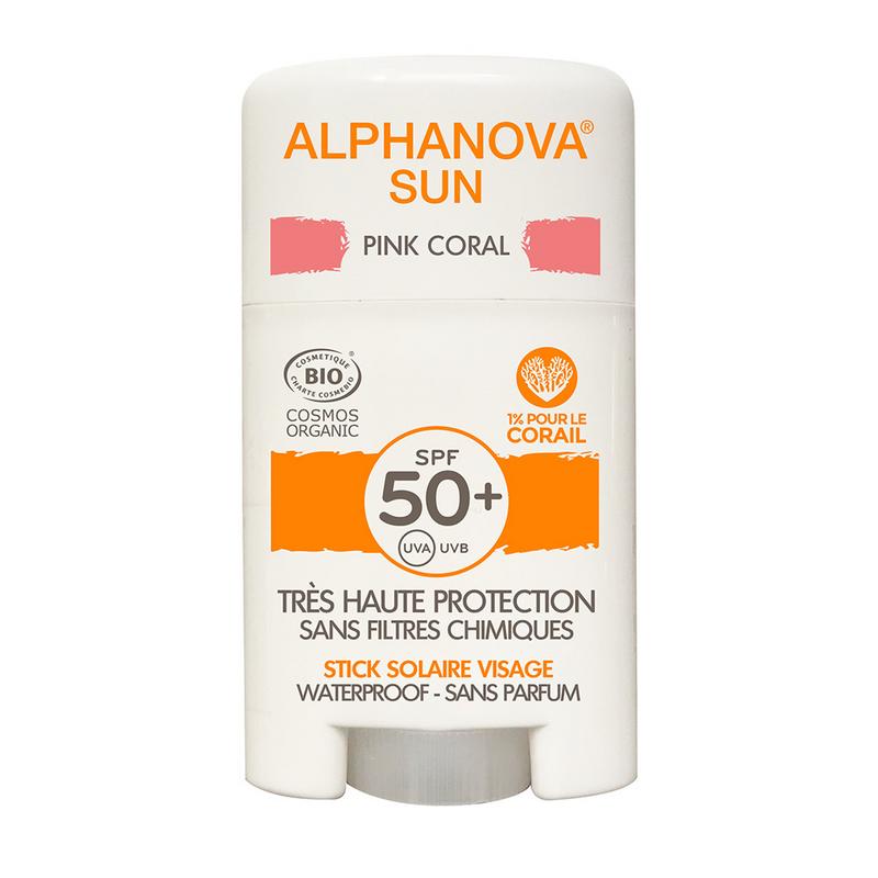 Alphanova Sun Sun Stick Face Pink SPF50+ (12 gr)