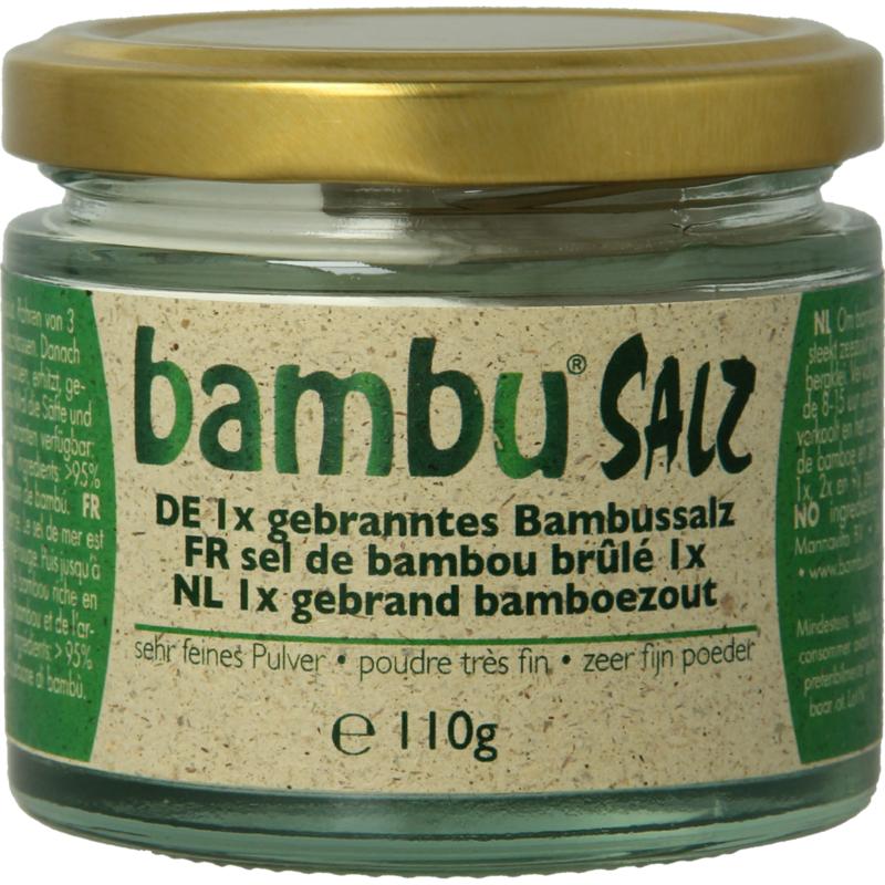 Bambu Salz Bamboezout Zeer Fijn 1x Gebrand (110 gr)