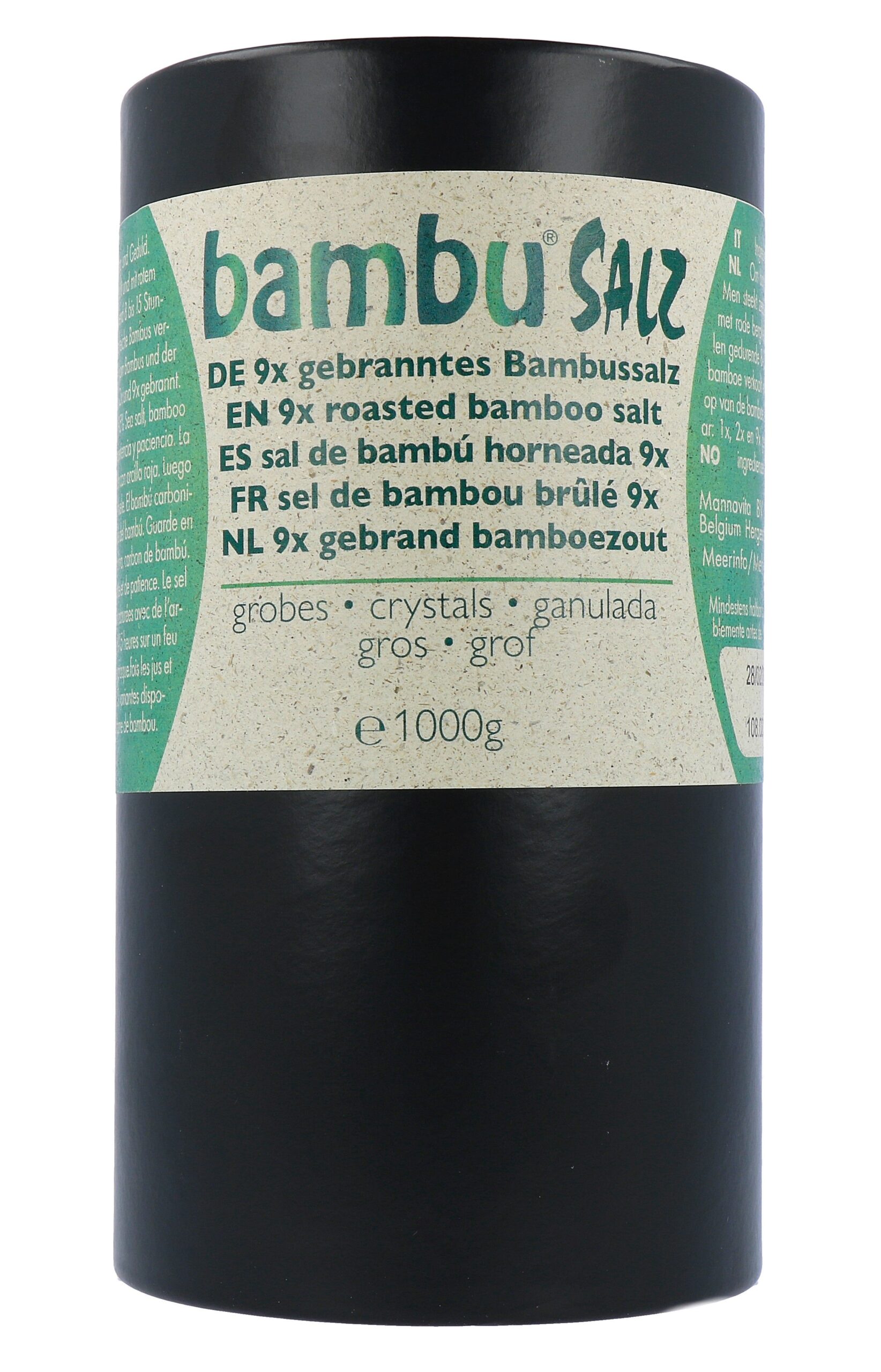 Bambu Salz Bamboezout Grof 9x Gebrand (1000 gr)