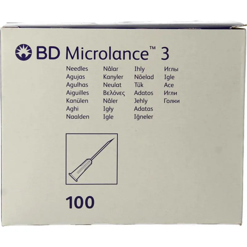 BD Eclipse Injectienaald B/D Microlance 0.80 x 40 (100 stuks)