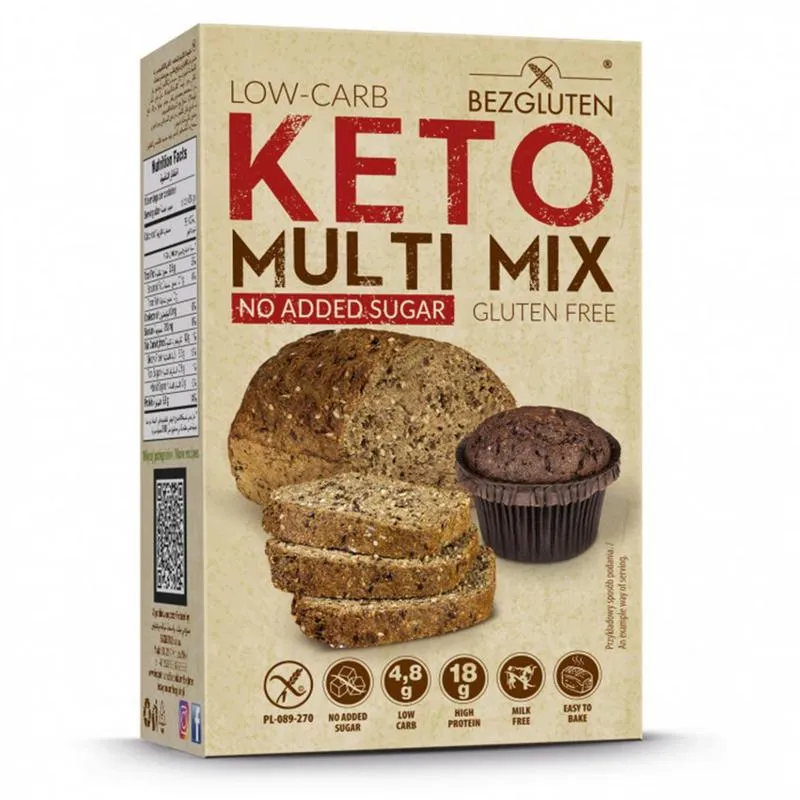 Bezgluten Multi Mix Keto Glutenvrij (250 gr)