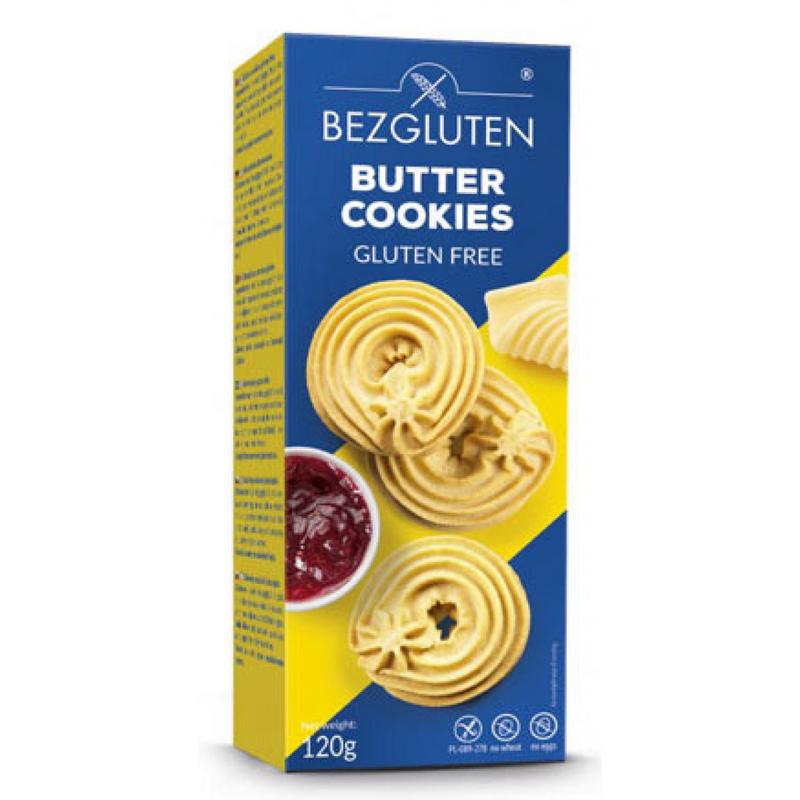 Bezgluten Butter Cookies Glutenvrij (120 gr)