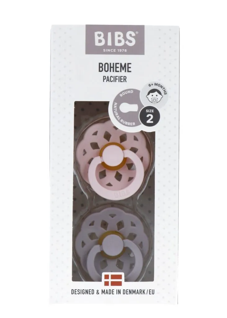 Bibs Fopspeen Maat 2 Blossom Lila (2 stuks)