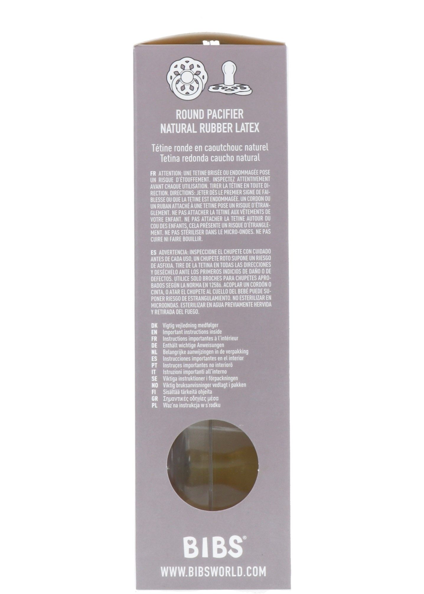 Bibs Fopspeen Maat 2 Blossom Lila (2 stuks) - image 3