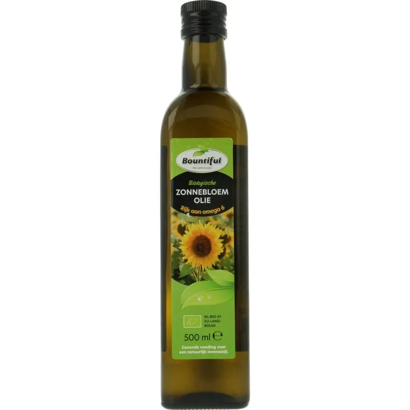 Bountiful Zonnebloemolie Bio (500 ml)