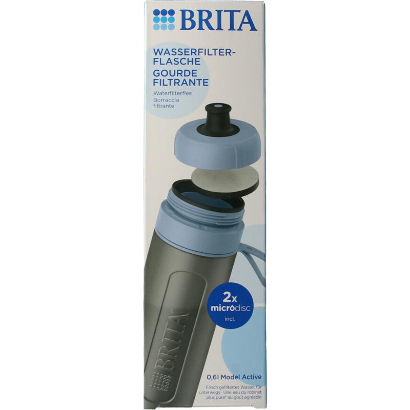 Brita Waterfles Active Donkerblauw (1 stuk)