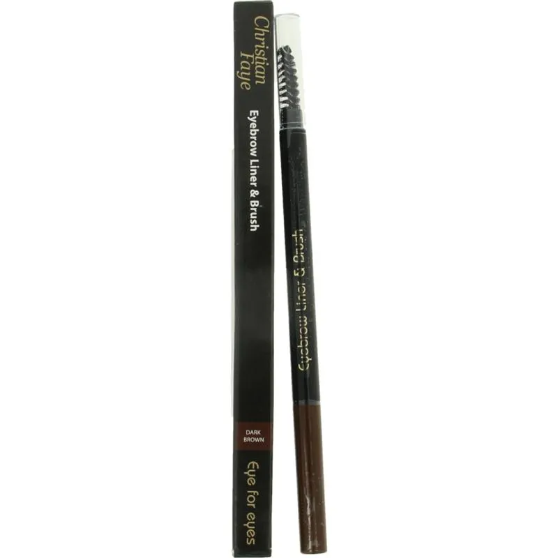 Christian Faye Eyebrow Liner & Brush Dark Brown (0,1 gr)