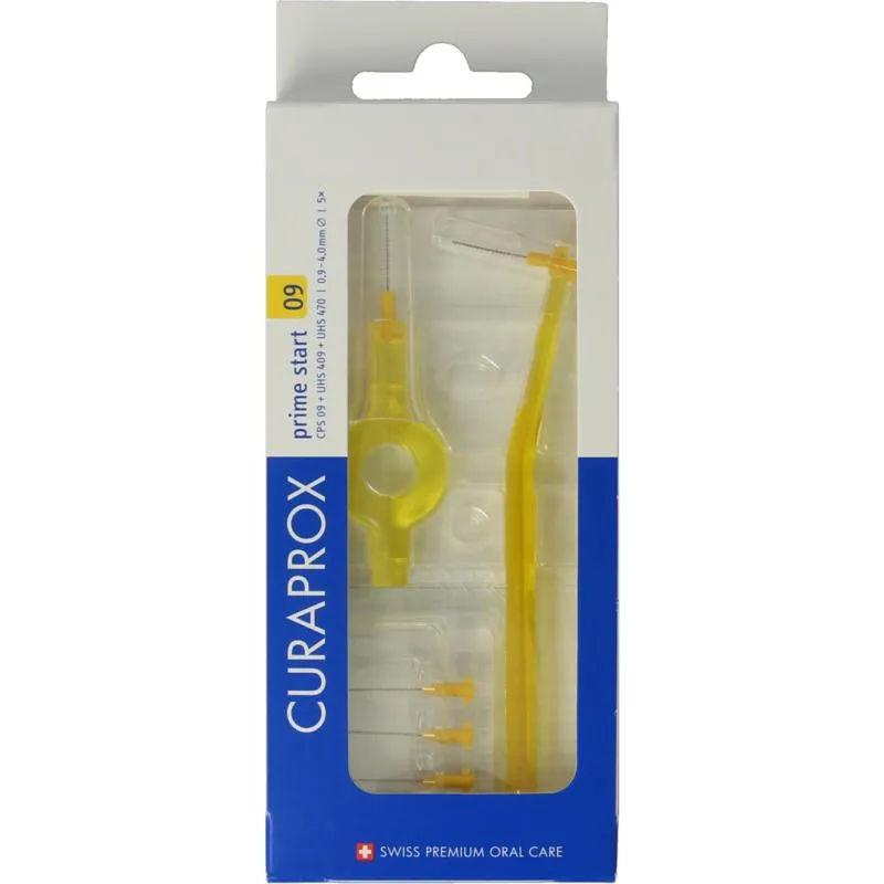 Curaprox Prime Start Rager 09 Geel 4 mm (5 stuks)