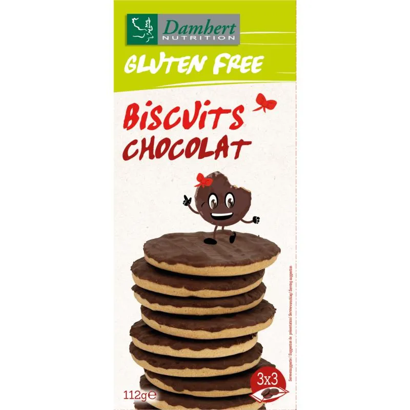 Damhert Biscuits Chocolate Gluten Free (112 gr)