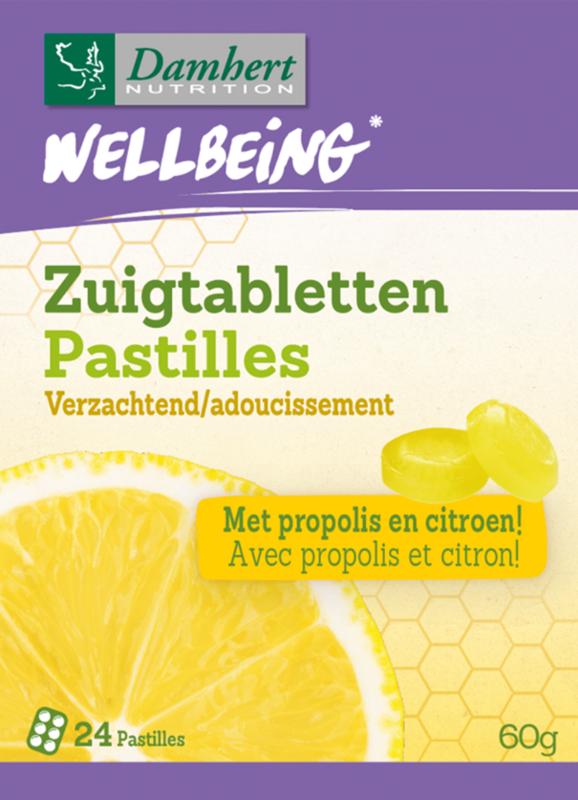 Damhert Wellbeing Zuigtabletten Verzachtend (24 pastilles)