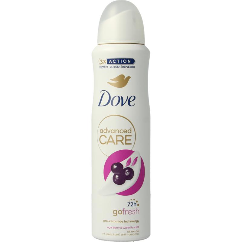 Dove Deodorant Spray Advanced Acai & Waterlily (150 ml)