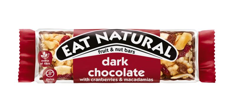 Eat Natural Pure Chocolade Met Cranberries & Macadamia (40 gr)