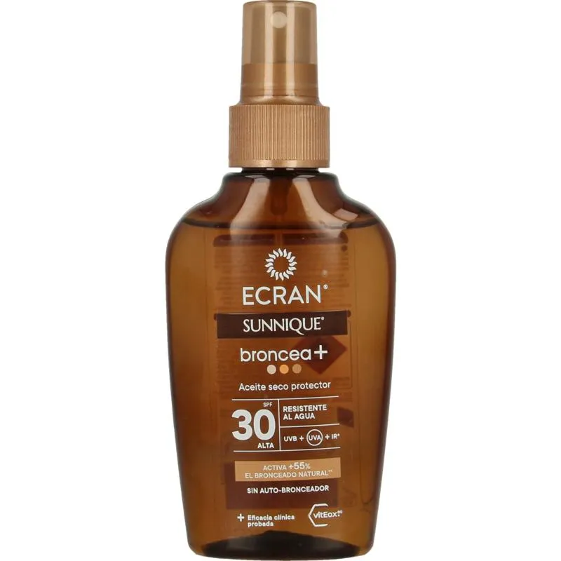 Ecran Sunnique Aceite Broncea+ SPF30 (100 ml)