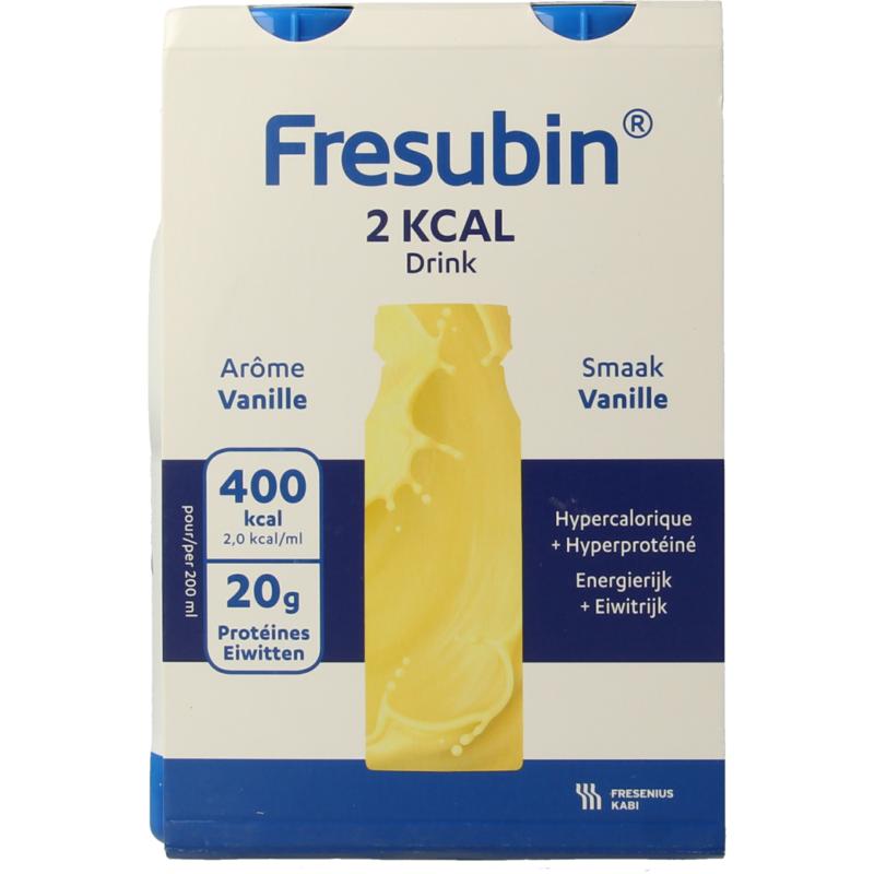 Fresubin 2 Kcal Drink Vanille 200ml (4 stuks)