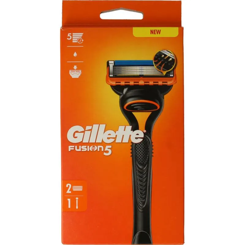 Gillette Fusion Manual Razor (2 stuks)