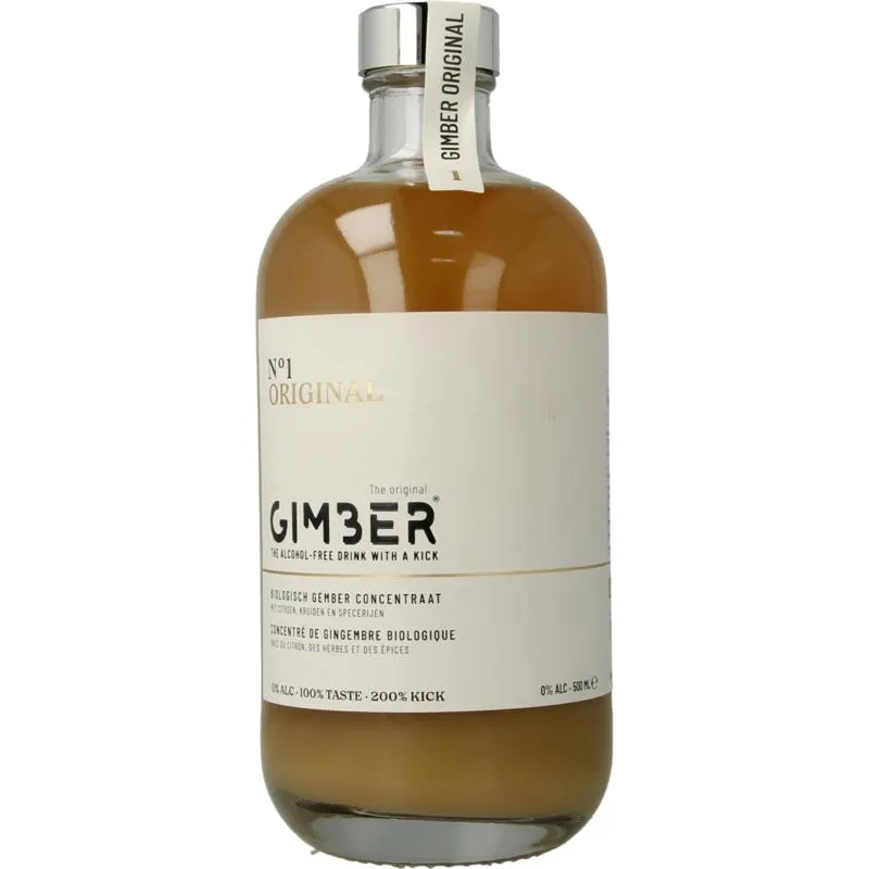 Gimber No. 1 Original Gember Concentraat Bio (500 ml)