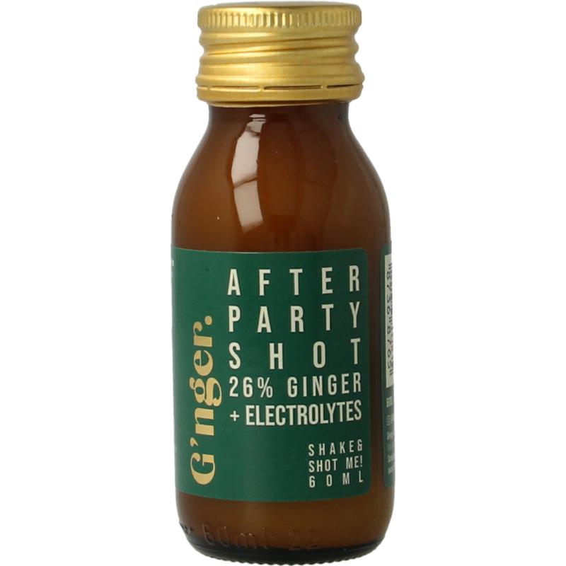 G'nger Shot Gember Vruchtensap After Party (60 ml)