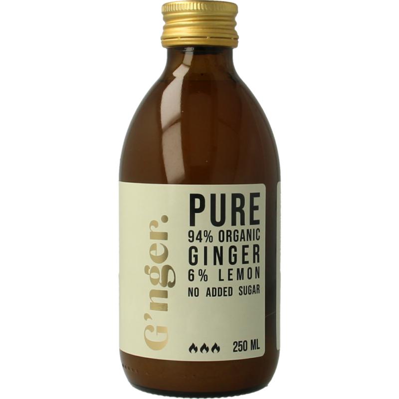 G'nger Gembersap Met Citroensap Bio (250 milligr)
