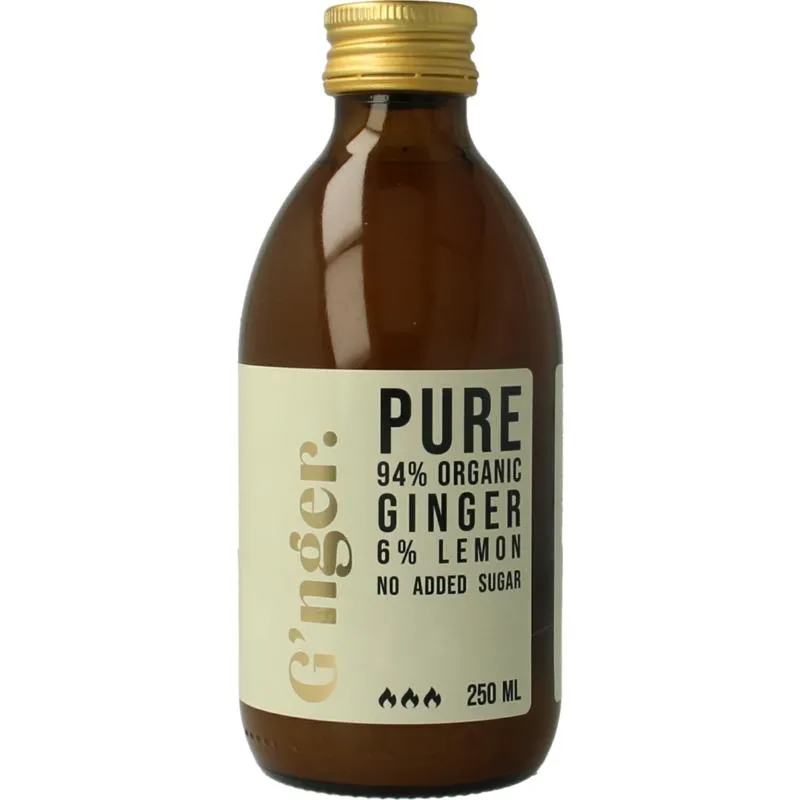 G'nger Gembersap Met Citroensap Bio (250 milligr)
