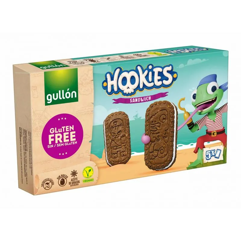 Gullon Hookies Sandwich Cookies Glutenvrij (230 gr)