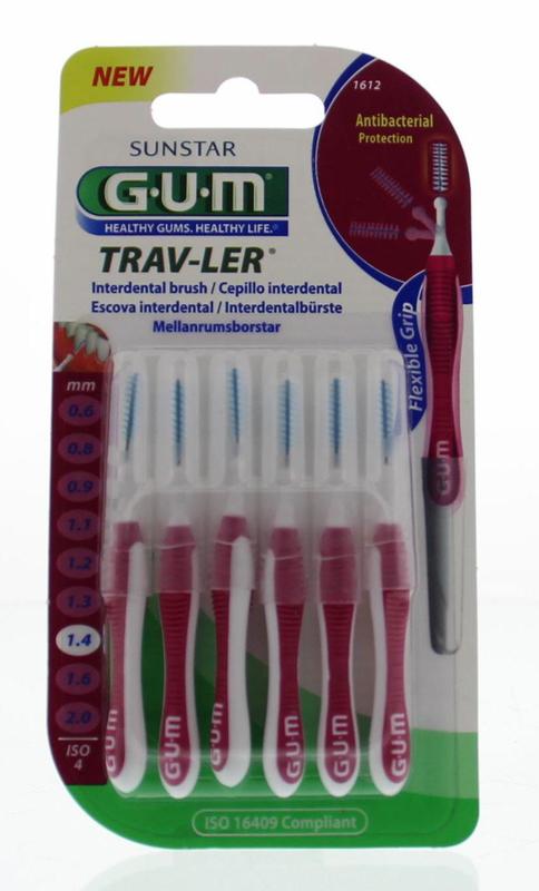 Gum Trav-Ler Ragers 1.4mm (6 stuks)
