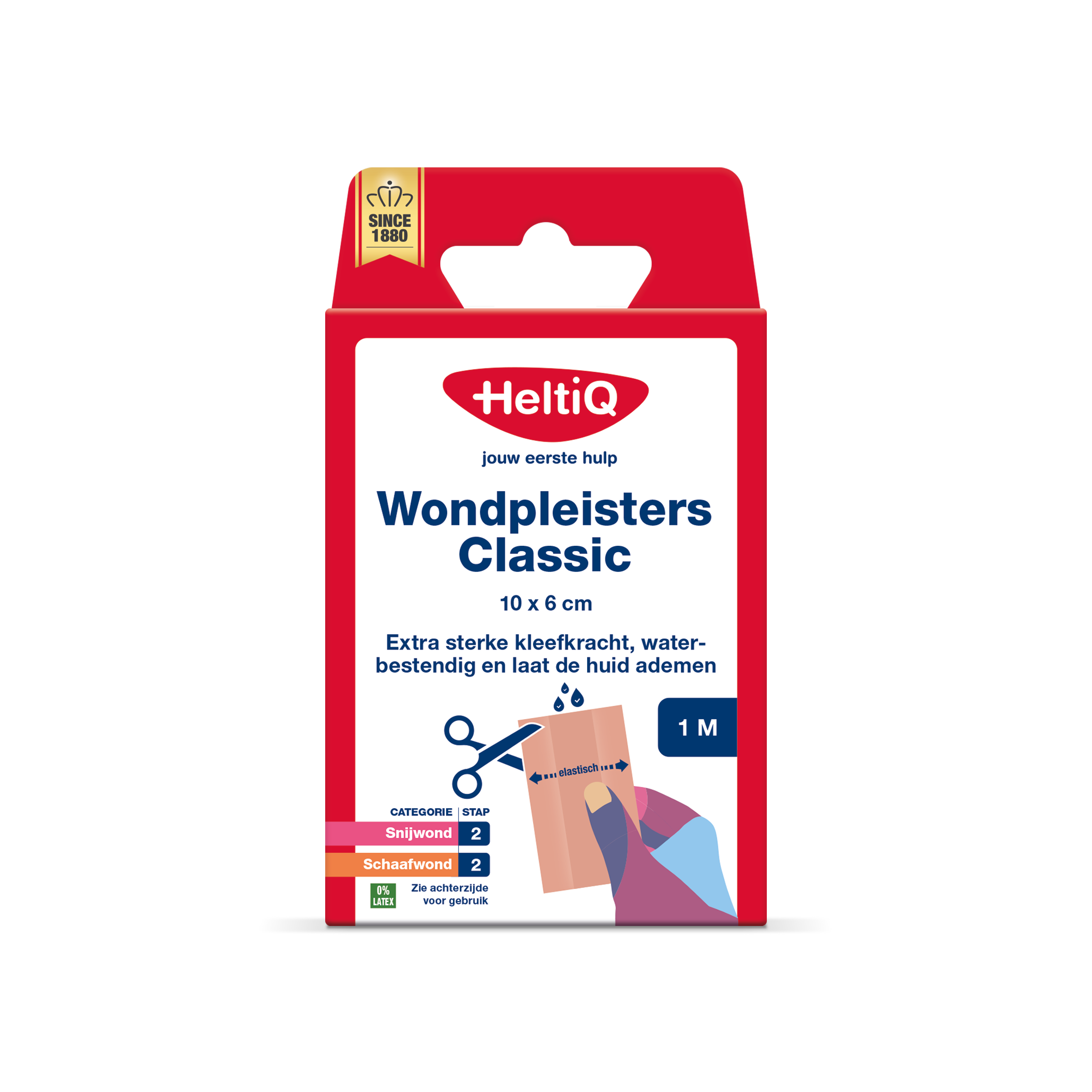 Heltiq Wondpleister Classic 10 x 6cm 1m (1 stuk)