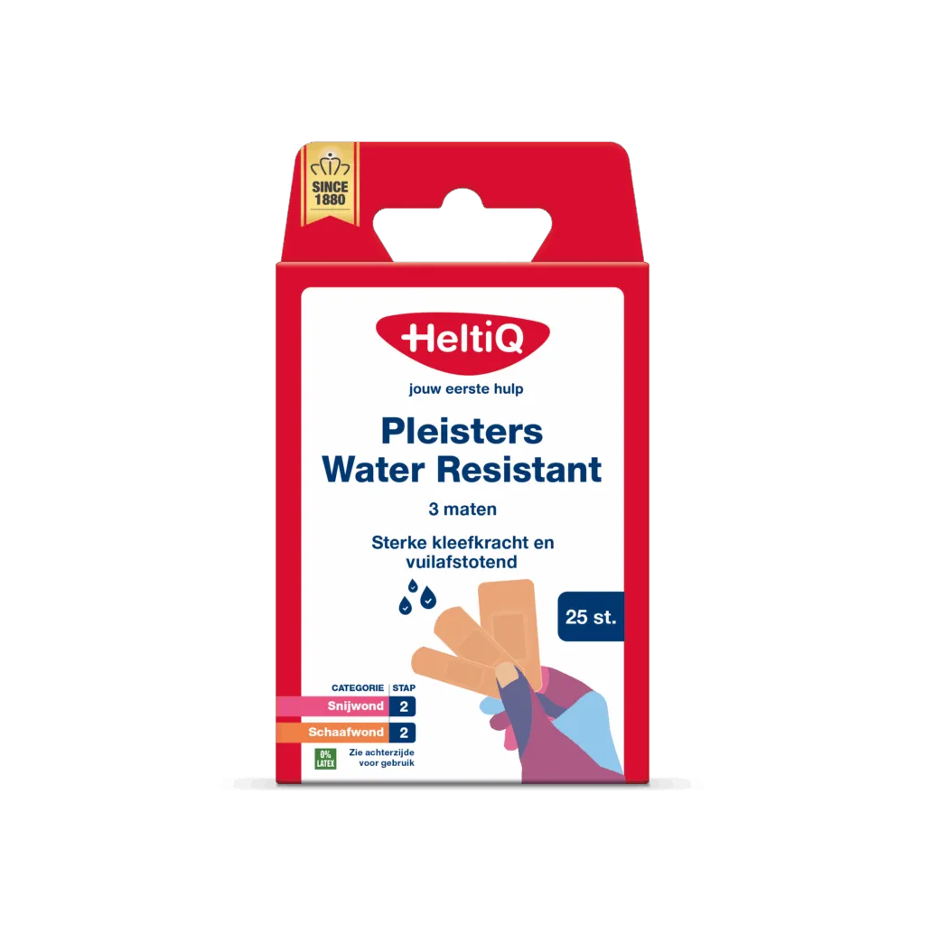 Heltiq Pleisters Water Resistant 3 Maten (25 stuks)