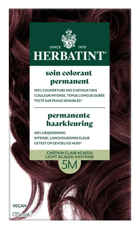 Herbatint 5M Licht Acajou Kastanje (170 ml)