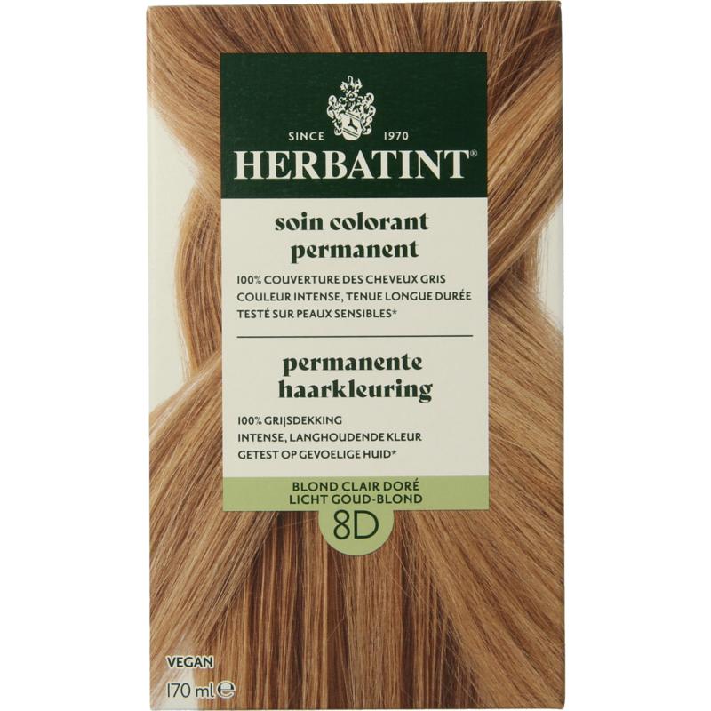 Herbatint 8D Licht Goud Blond (170 ml)