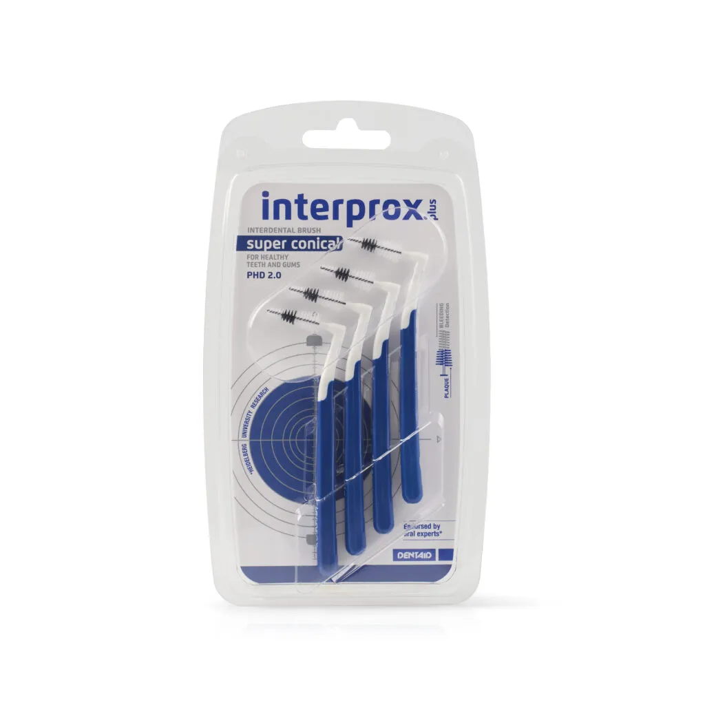 Interprox Plus Ragers Super Conical Donker Blauw (4 stuks)