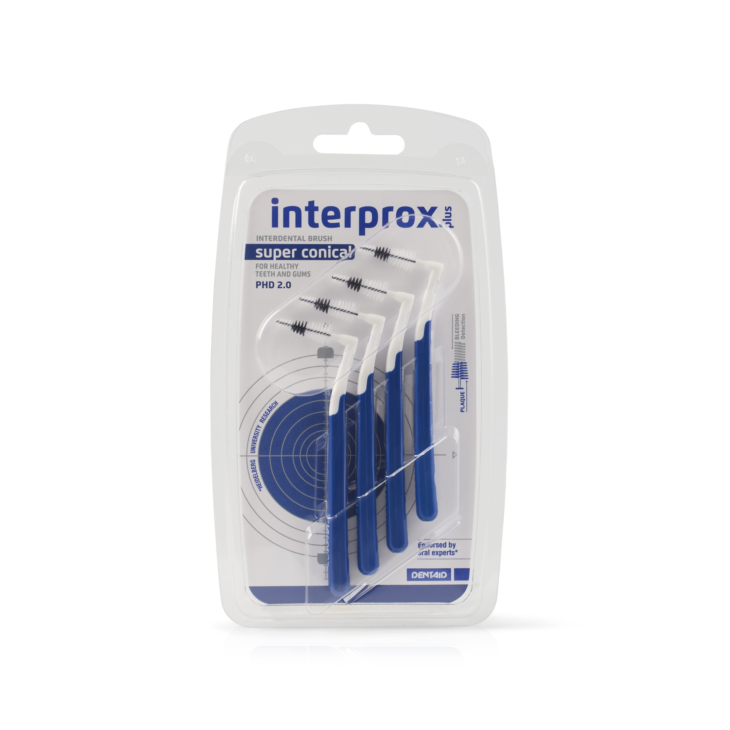 Interprox Plus Ragers Super Conical Donker Blauw (4 stuks)