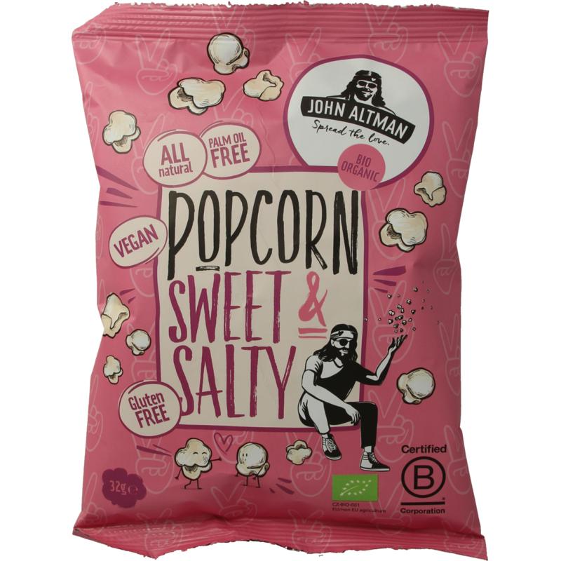 John Altman Popcorn Sweet & Salty Bio (32 gr)