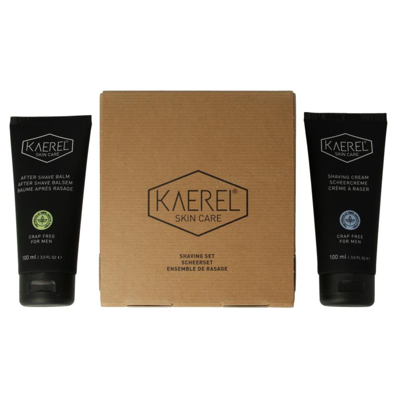 Kaerel Skin Care Shavingset Scheercreme & Aftershave (1 set)