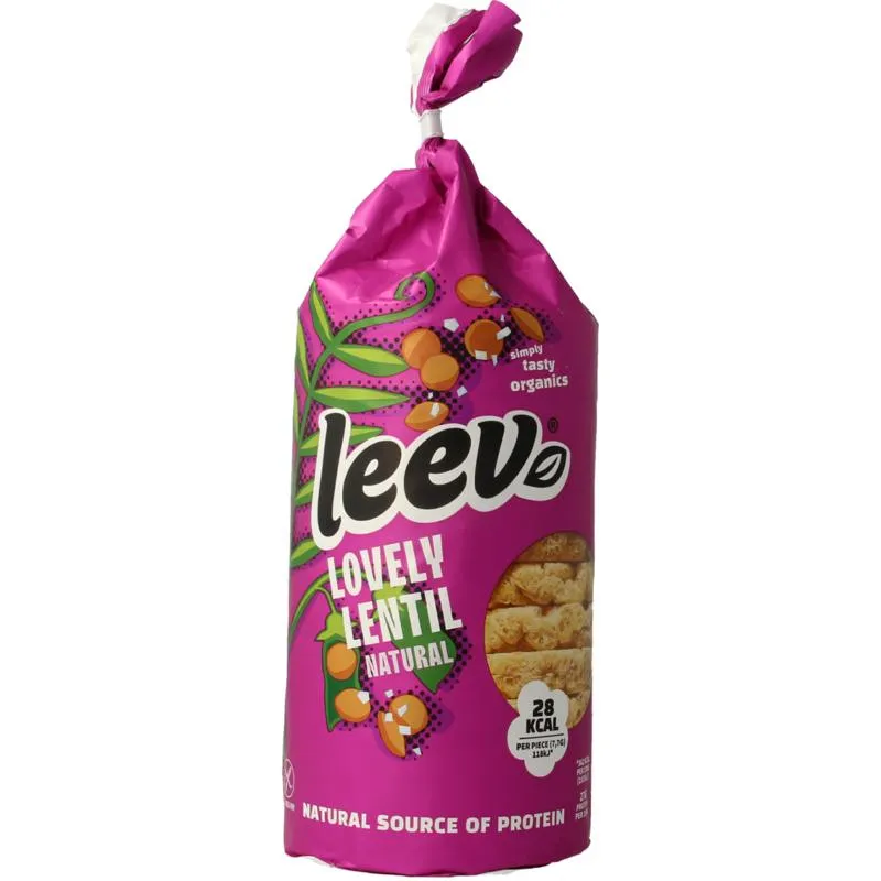 Leev Lovely Lentil Cakes Natural Bio (100 gr)