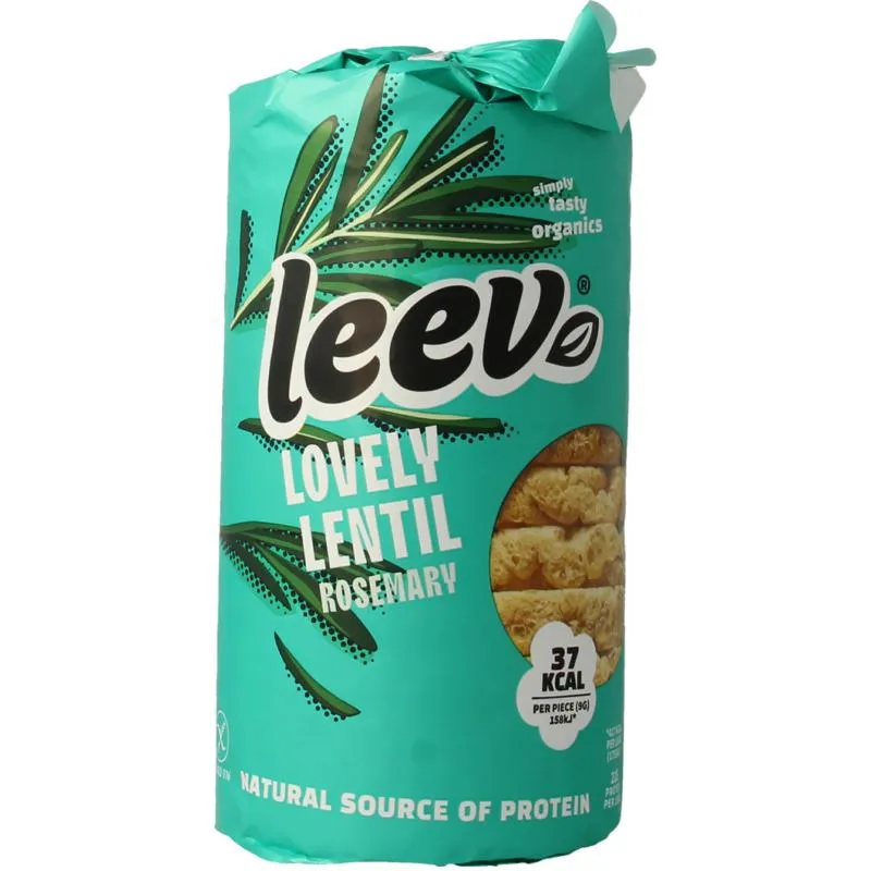 Leev Lovely Lentil Cakes Rosemary Bio (117 gr)