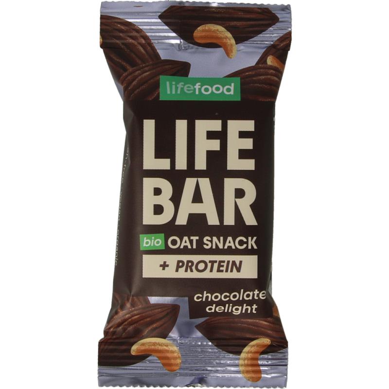 Lifefood Lifebar Oatsnack Proteine Chocolate Delight Bio (40 gr)