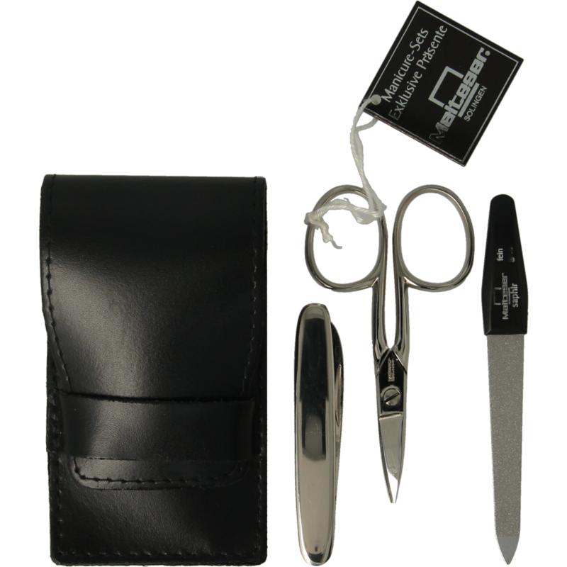 Malteser Zaketui 3-Delig Rundleder Nagelschaar & Zakmes (1 set)