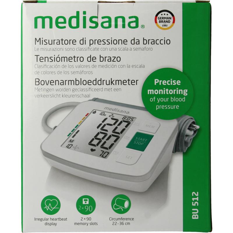 Medisana Bloeddrukmeter Bovenarm BU 512 (1 stuk)