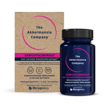 Metagenics Akkermansia Gewichtscontrole V2 (30 tabletten)