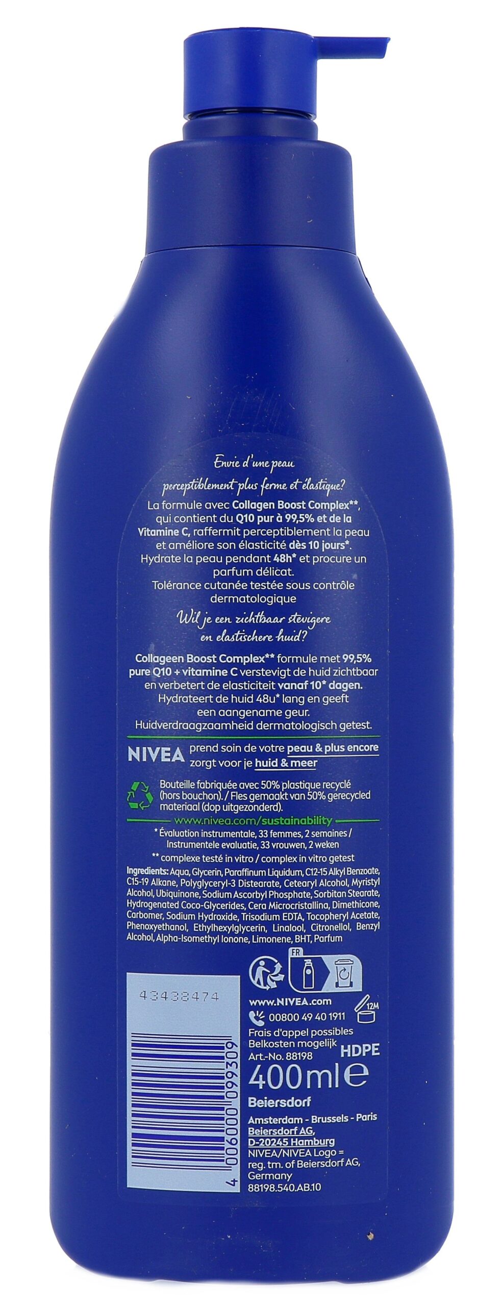 Nivea Body Milk Q10 Verstevigend Met Pomp (400 ml)